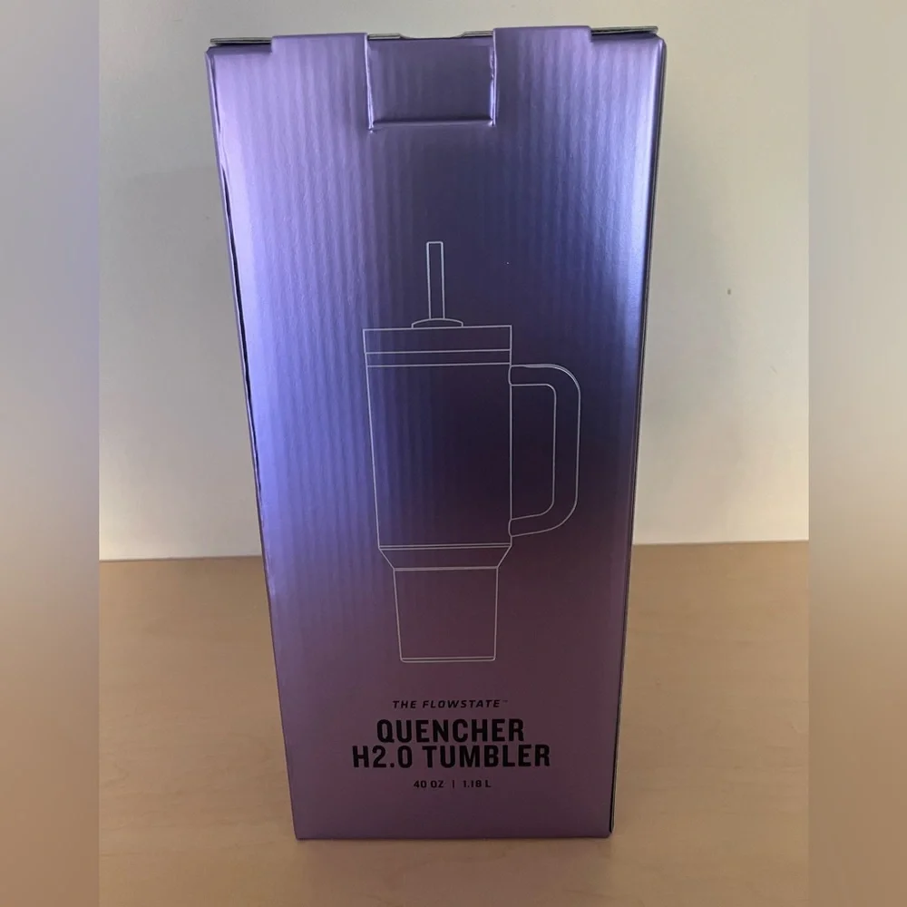 Stanley x Olivia Rodrigo Quencher H2.0 40OZ Purple FlowState Tumbler viral - Picture 8 of 10